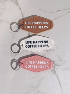 Coffee Helps Motel Keyfob